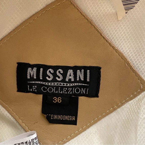 Missani Le Collezioni NWT Leather Pants Size 36 - Picture 10 of 15